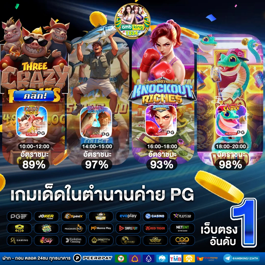 เว็บคาสิโนออนไลน์ อันดับ 1 - แบนเนอร์โปรโมชั่น